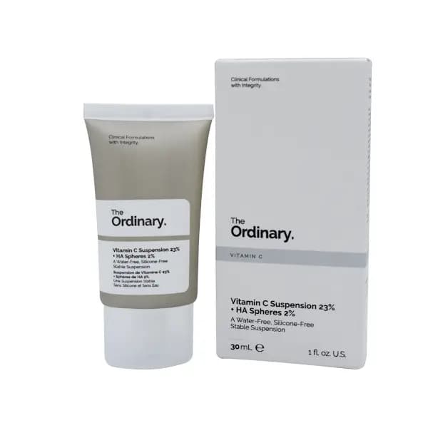کرم ویتامین سی ۲۳٪ و هیالورونیک اسید اوردینری The Ordinary Vitamin C | کرم ضد لک، جوانساز و شفافکننده ویتامین سی