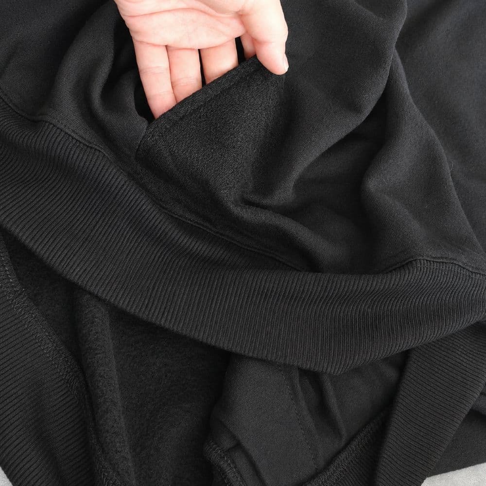 دورس انگشتی سه نخ خارجی مشکی ساده Crewneck اصل سایز 40 تا 44 کد 3361 — تصویر ۵