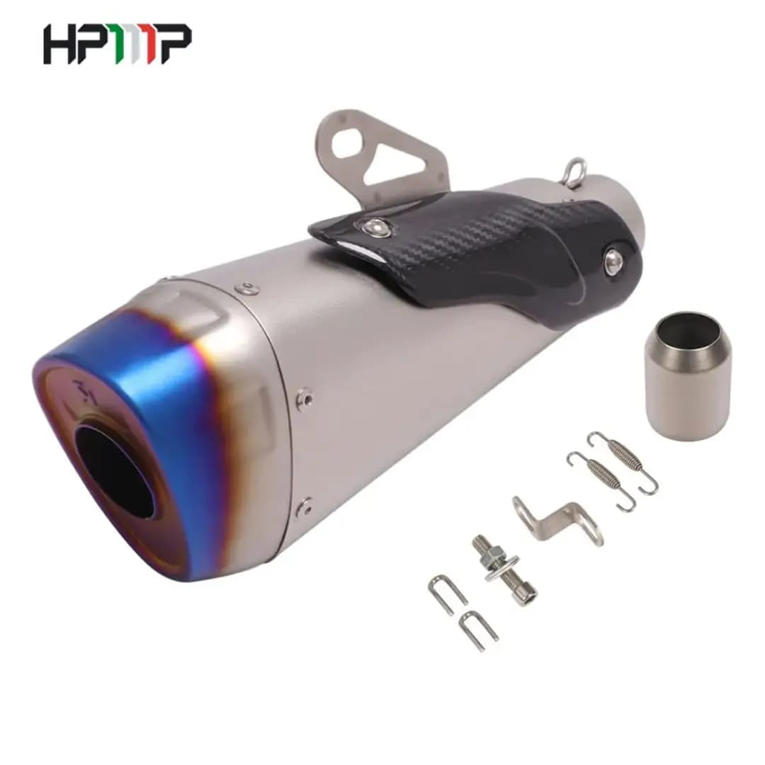 اگزوز قهرمانی تیتانیوم طرح HPP (کد ۳۱) – هیلایت سوخته + گارد کربن — تصویر ۶