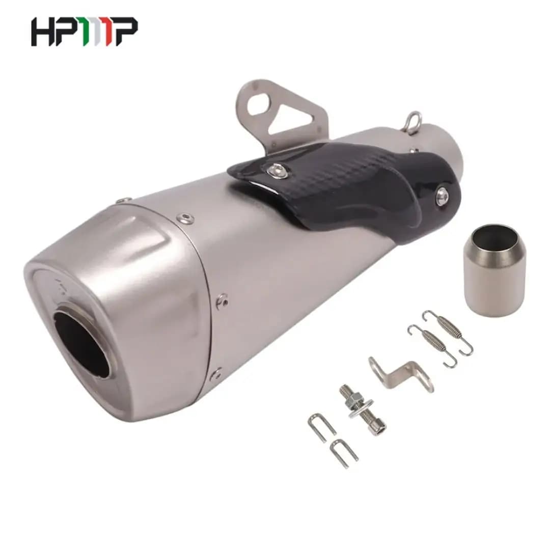 اگزوز قهرمانی تیتانیوم طرح HPP (کد ۳۱) – هیلایت سوخته + گارد کربن — تصویر ۵