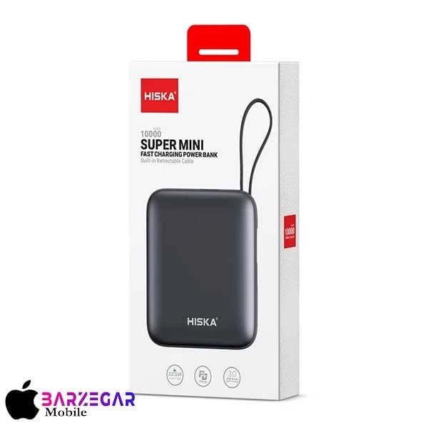 پاوربانک 22.5W هیسکا مدل Hiska HP-131PD ظرفیت 10000mA/h — تصویر ۷