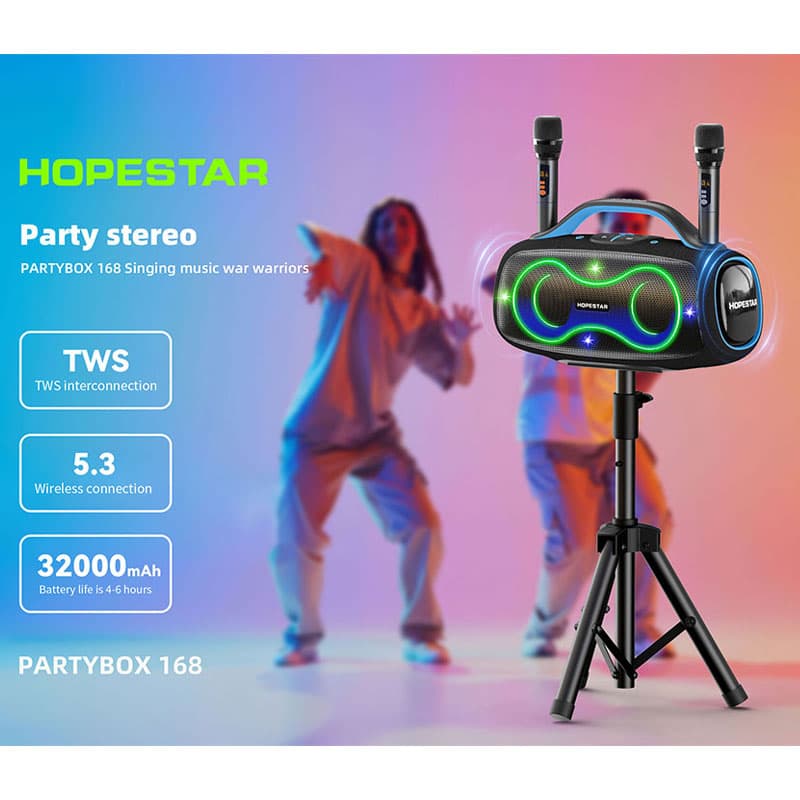 اسپیکر بلوتوث HOPESTAR Partybox 168 — تصویر ۳