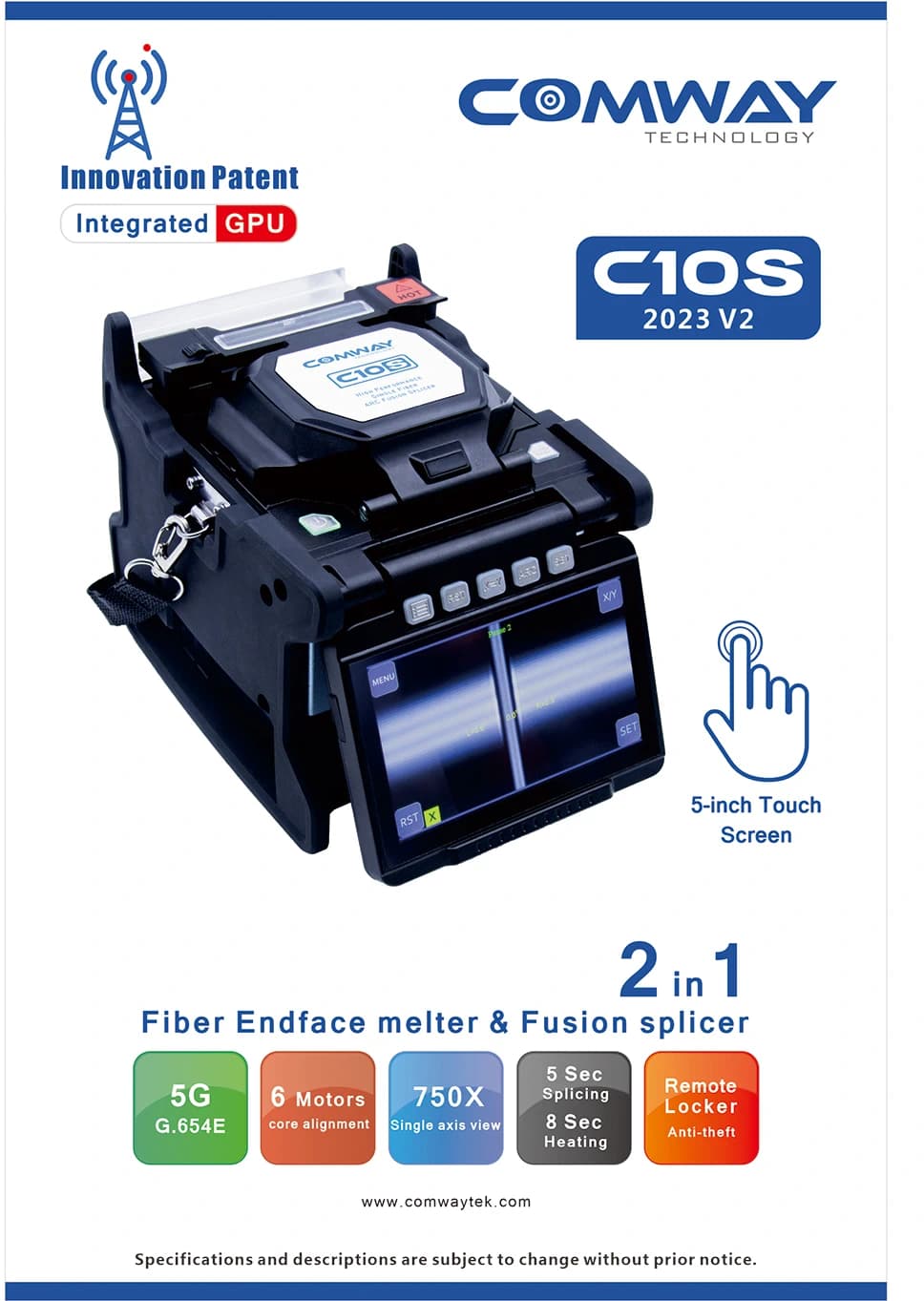 دستگاه فیوژن کاموی Comway C10S V2 — تصویر ۴