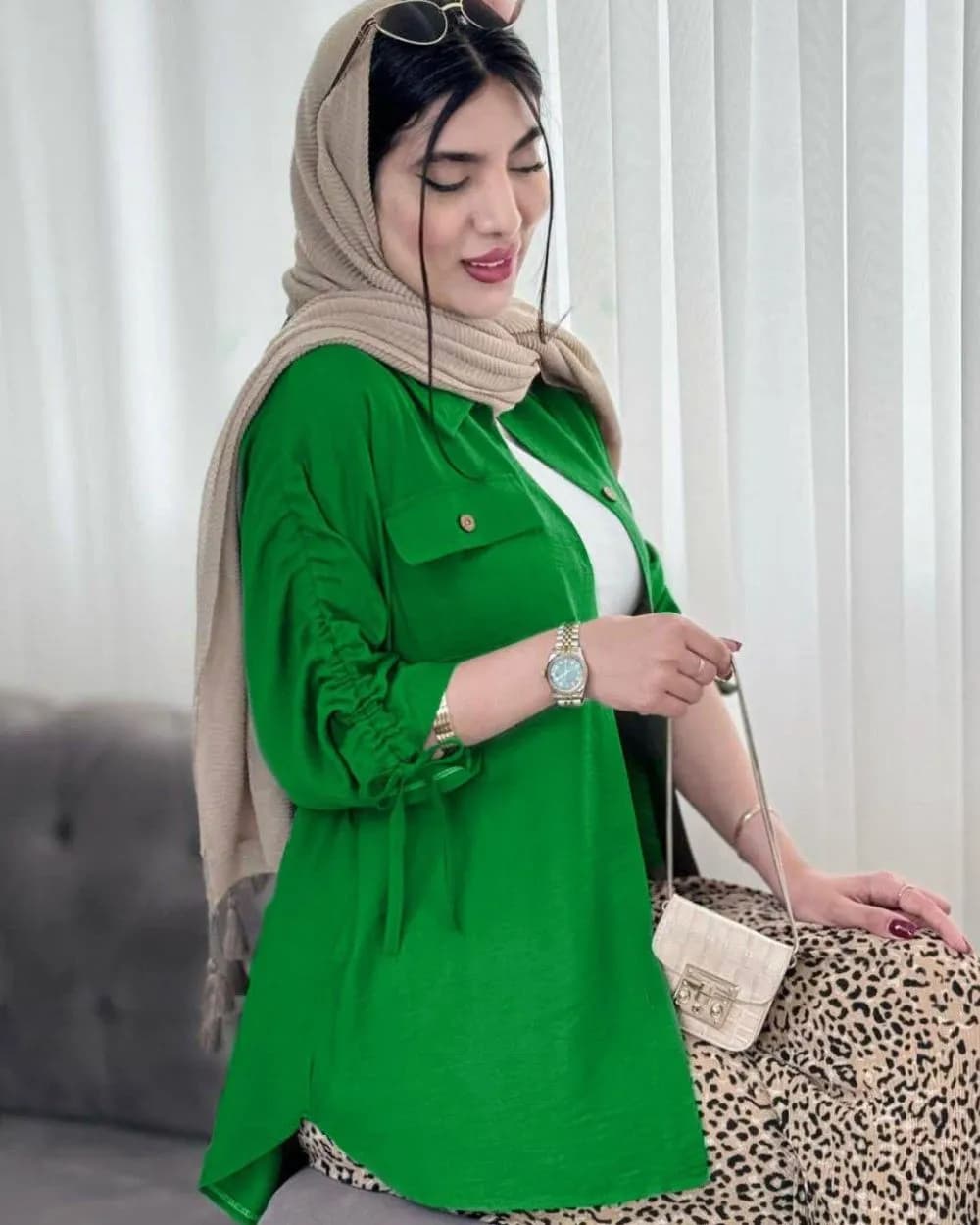 مانتو آستین گت دار — تصویر ۶