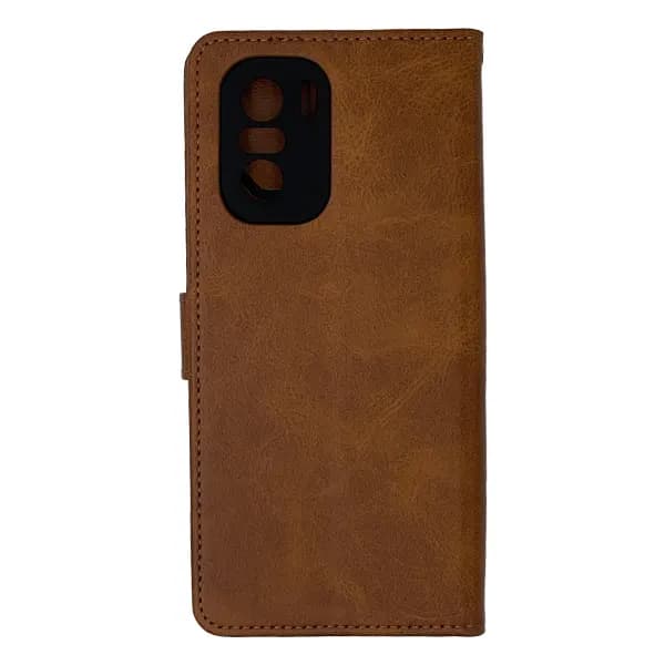کیف چرمی کلاسوری شیائومی Poco F3/K40/K40 Pro بند دار — تصویر ۹