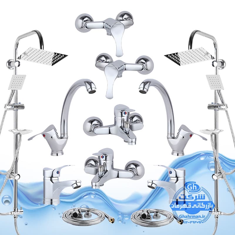 شیرآلات لاله، شیر ظرفشویی اهرمی، شیر روشویی اهرمی، شیر حمام اهرمی، شیر توالت اهرمی، علم دوش صفحه استیل، شلنگ توالت استیل، شیر پیسوار استیل، شیرآلات برنجی، شیرآلات کروم براق ( استیل براق )، شیرآلات ساخ