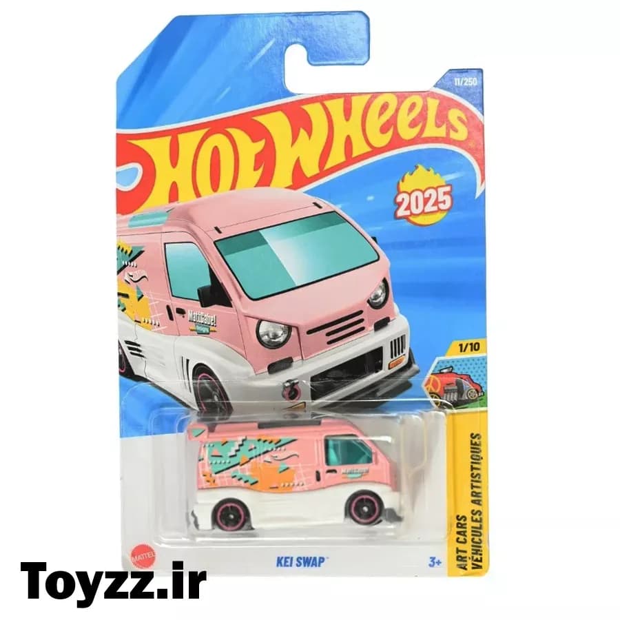 ماکت ماشین هات ویلز مدل KEI SWAP سری ART CARS VEHICULES ARTISTIQUES
