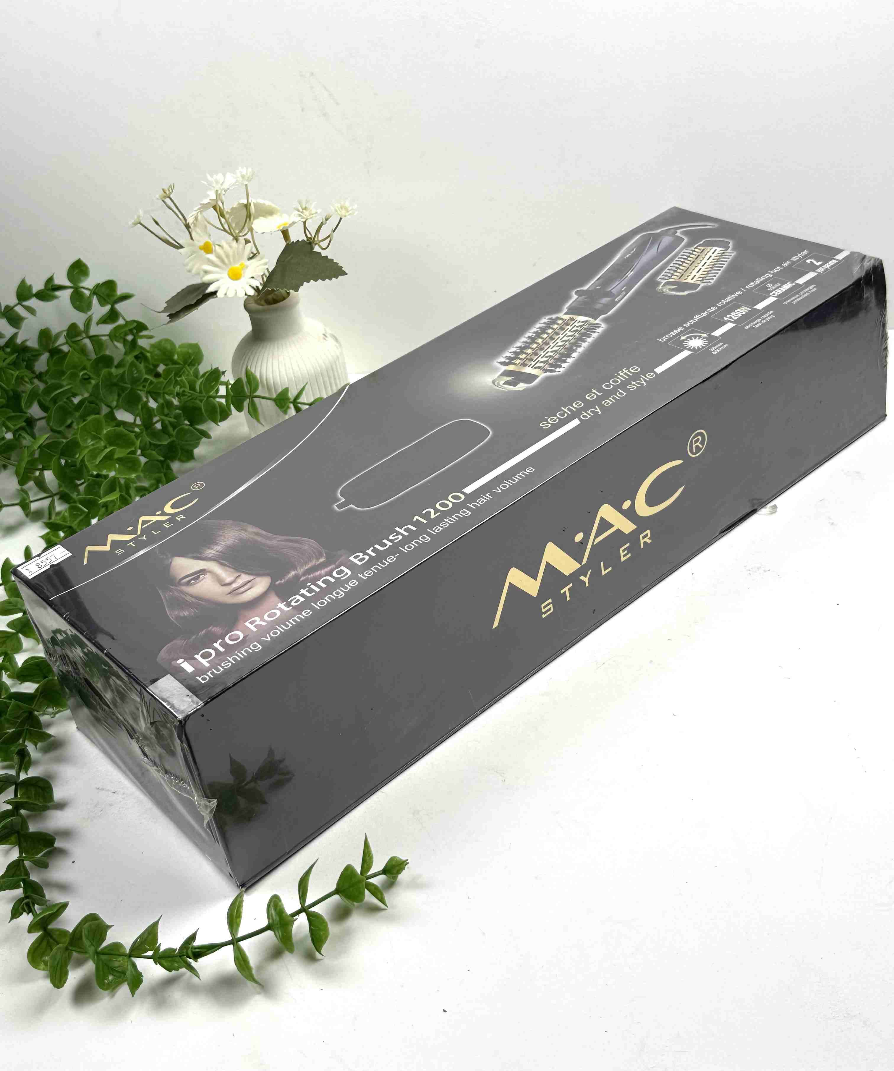 سشوار برس دار چرخشی مک استایلر اصلی با گارانتی Pro Rotating Brush 200