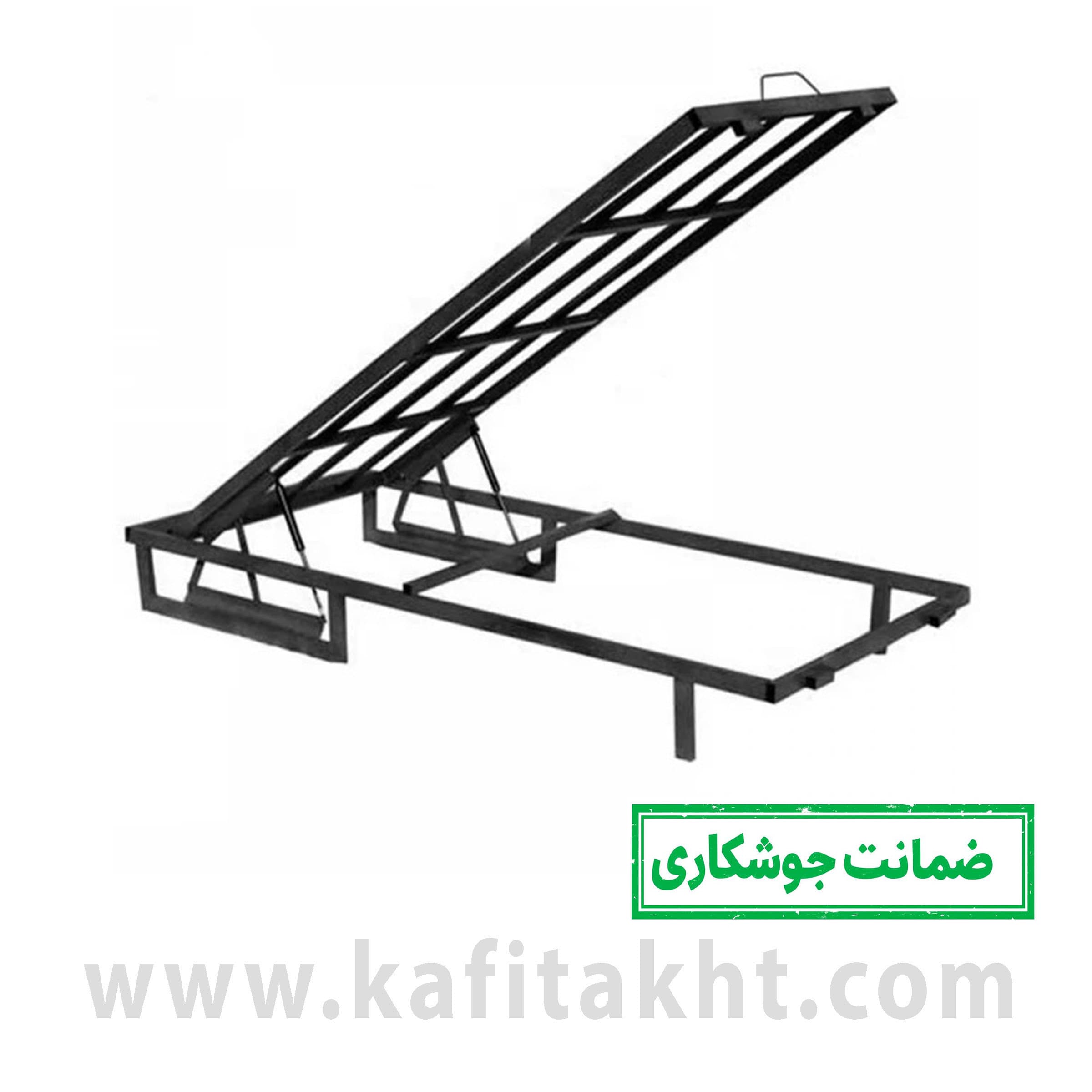 کفی تخت جکدار یکنفره 90 سایز 90x200 سانتیمتر
