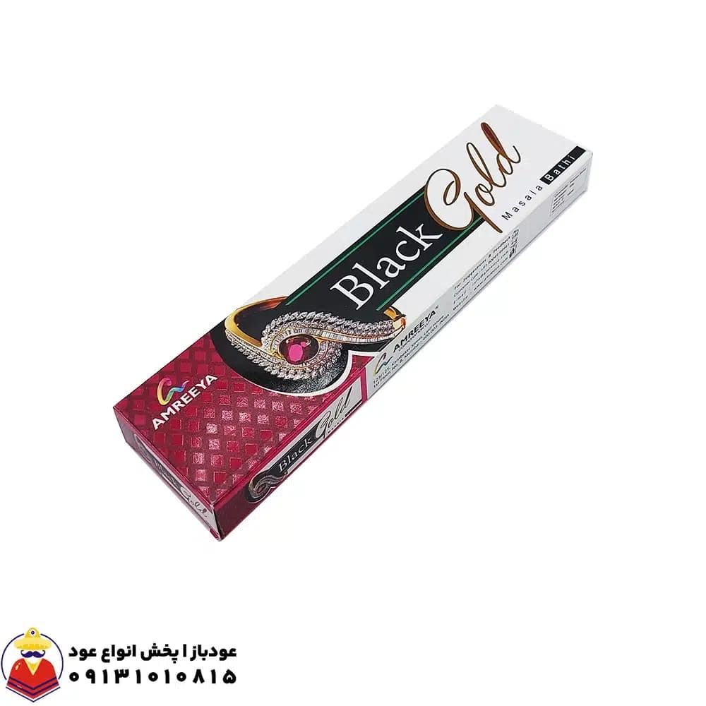 عود دست ساز بلک گلد BLACK GOLD برند آمریا AMREEYA — تصویر ۲