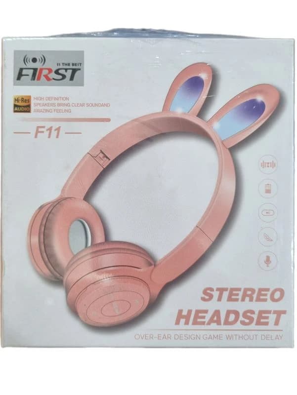 هدفون بلوتوثی عروسکی first مدل f22 — تصویر ۷