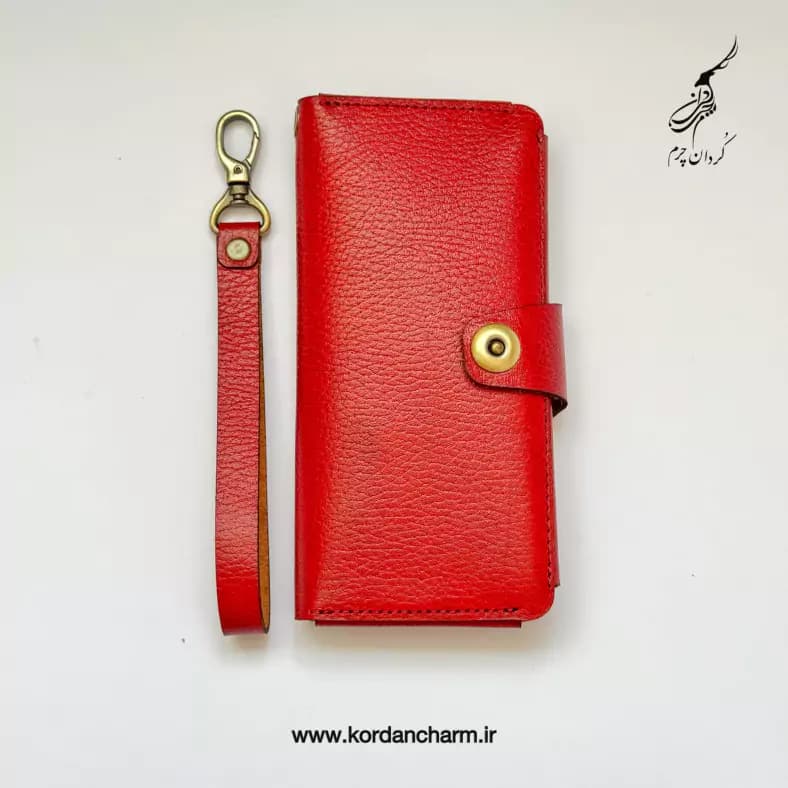 کیف پول چرم کیهان طرح فلوتر — تصویر ۲