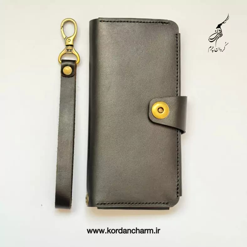 کیف پول چرم کیهان طرح ساده — تصویر ۲