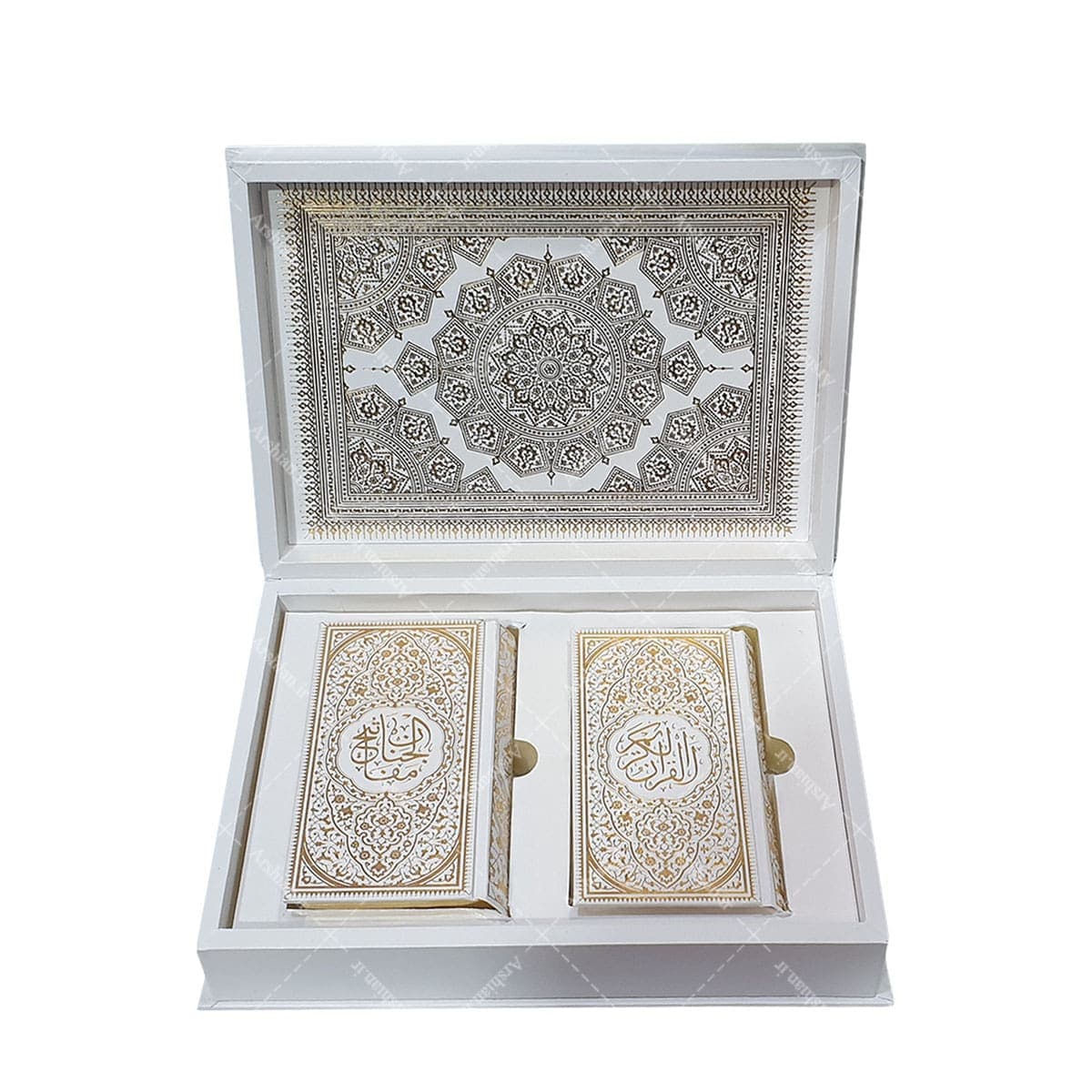 بسته دو جلدی قرآن و مفاتیح معطر