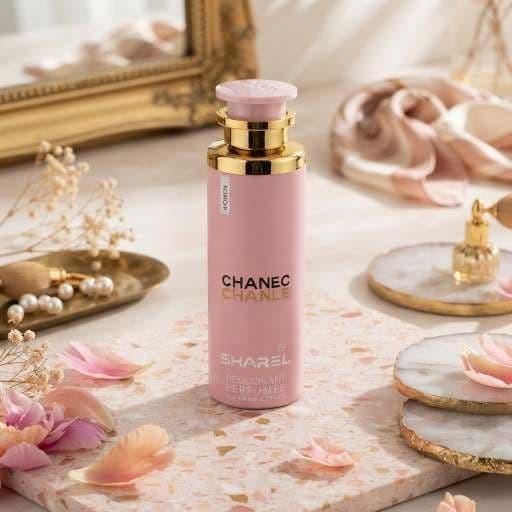 اسپری خوشبوکننده بدن زنانه شارل مدل Chanec (۲۰۰ میل) ضمانت کیفیت — تصویر ۴