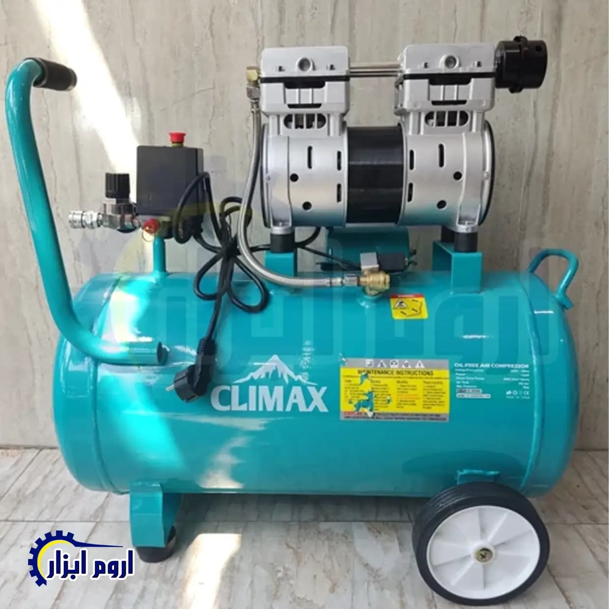 کمپرسور باد 50 لیتری سایلنت کلایمکس — تصویر ۴