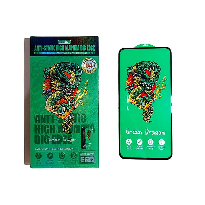 گلس گوشی موبایل سامسونگ S24 FE مدل Green Dragon از برند Horo
