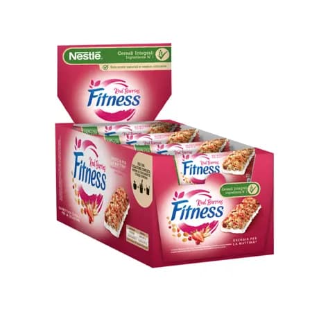 غلات بار رژیمی فیتنس توت فرنگی 16 عددی Fitness