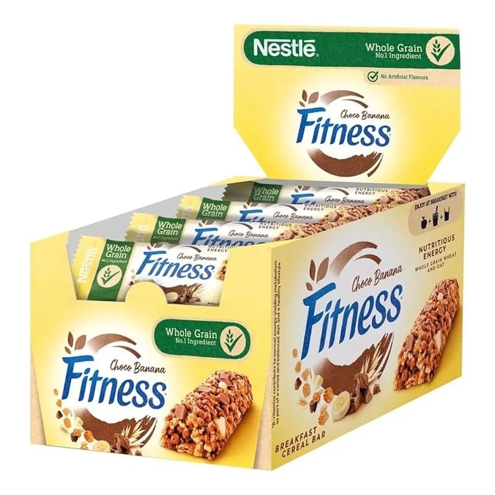 غلات بار رژیمی فیتنس موز شکلاتی 16 عددی Fitness — تصویر ۳