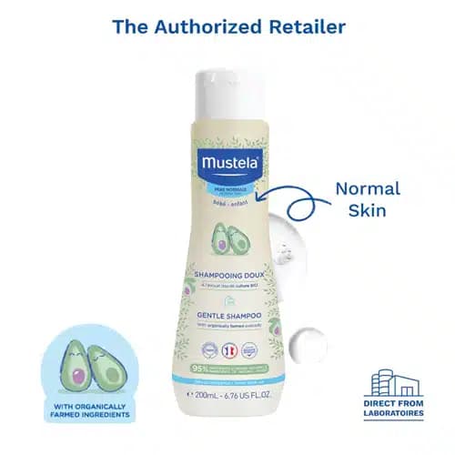 شامپو سر ملایم کودک حاوی عصاره آووکادو موستلا 200 میل Mustela — تصویر ۶