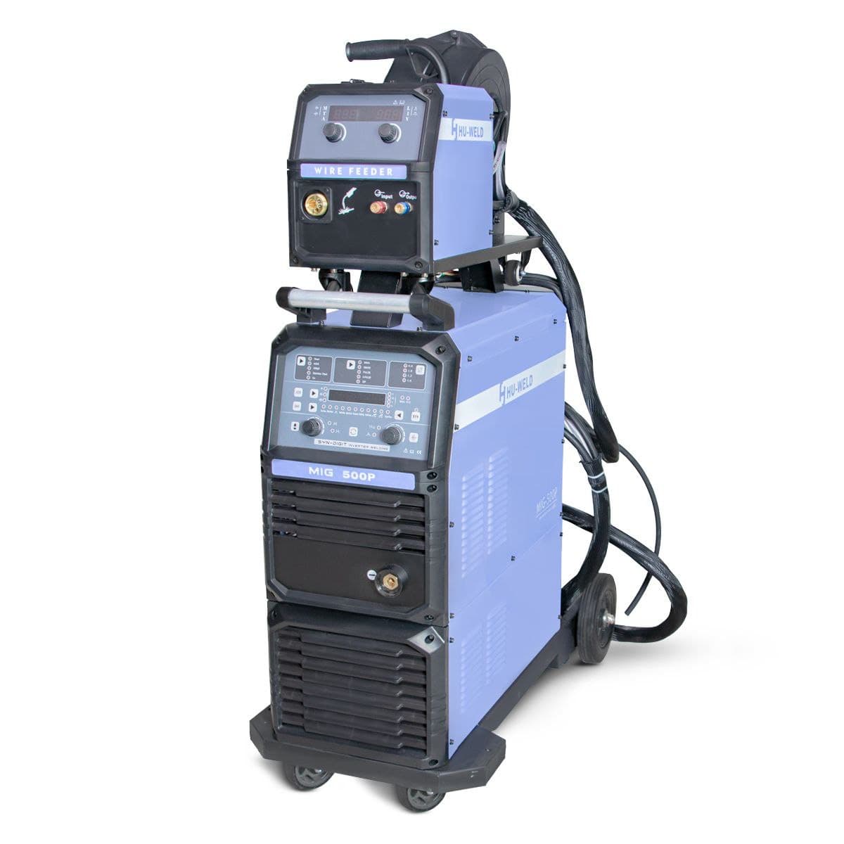 دستگاه جوش co2 پالسی سه فاز صنعتی 500 آمپر هوولد MIG500P — تصویر ۲