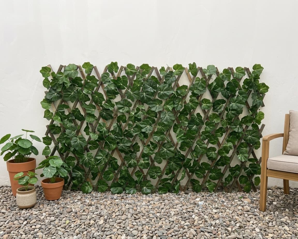 حصار آکاردئونی چوبی برگ درشت