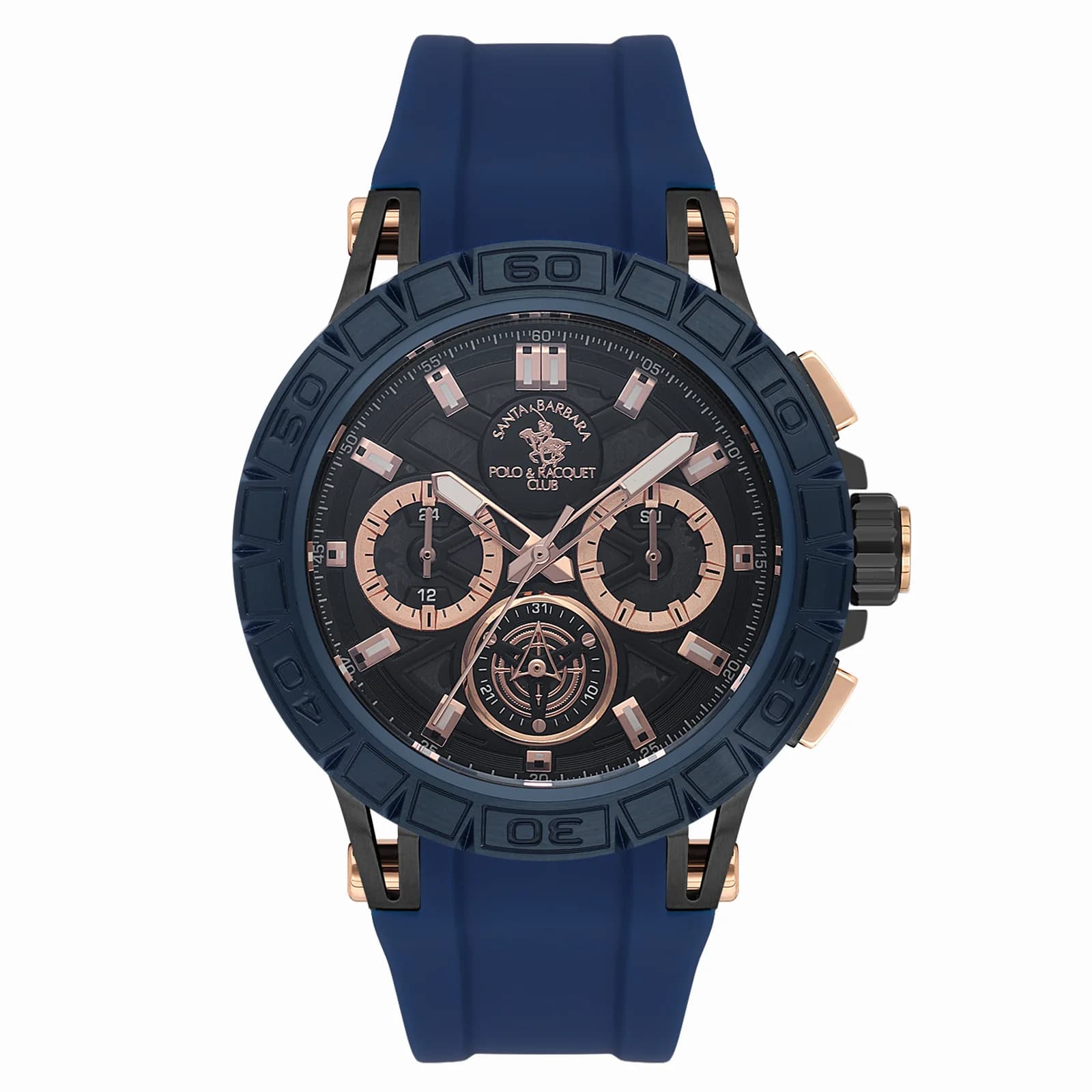 ساعت مردانه آمریکایی کرنوگراف پولو سانتا باربارا مدل SB.5.10004-4 اورجینال