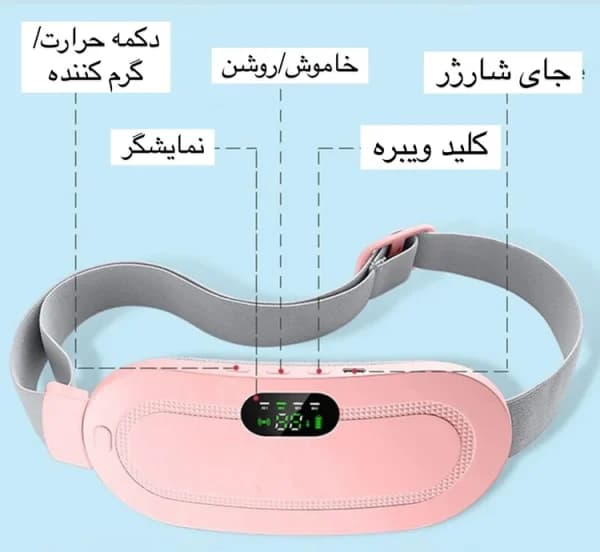 ماساژور قاعدگی بانوان سماگجت | ضد درد قاعدگی، گرمایشی، شارژی — تصویر ۲
