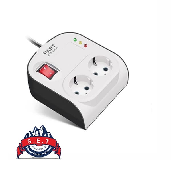 محافظ برق یخچال 2 خانه ارت دار پارت الکتریک - الکتروتکنیک سهند