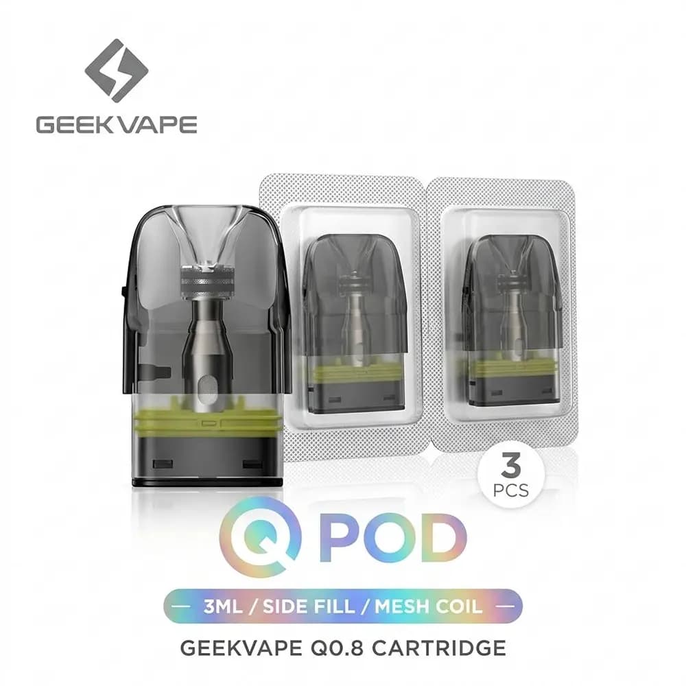 کارتریج گیک ویپ کیو ۰.۸ اهم ۳ میلی لیتر (تکی) – Geekvape Q Cartridge 0.8Ω — تصویر ۲