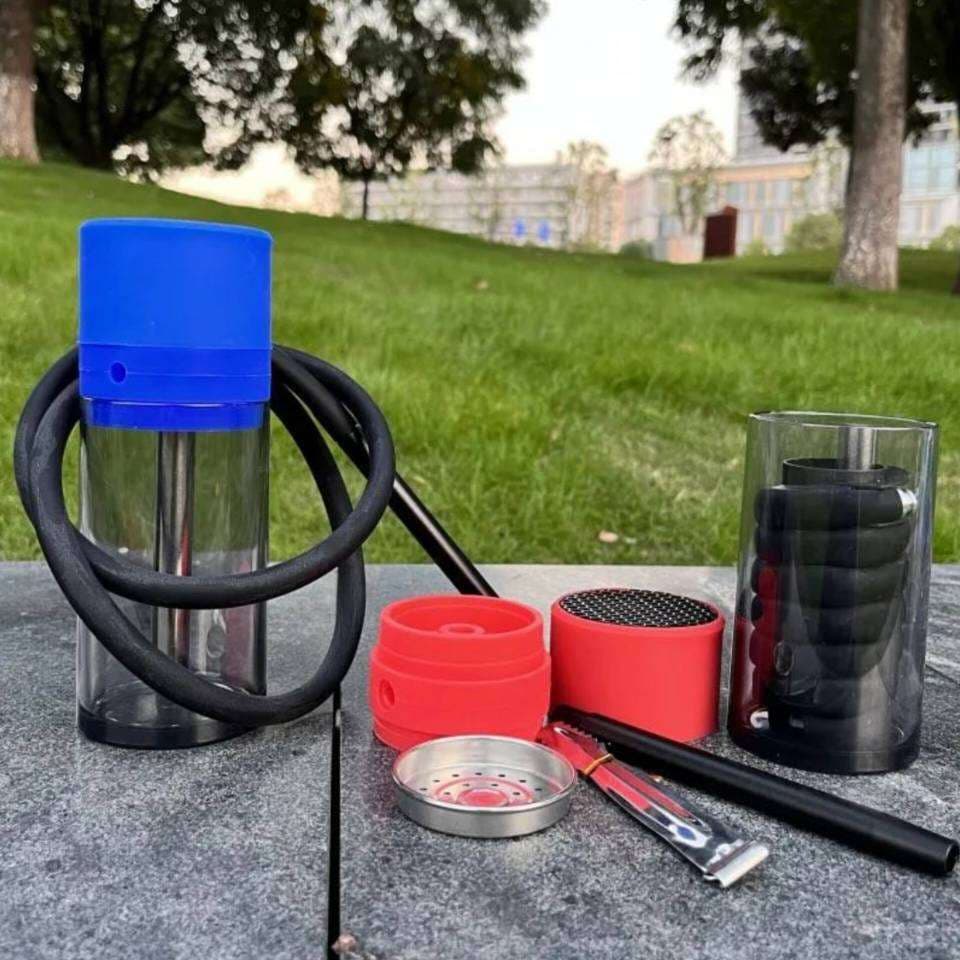 قلیان مسافرتی و خودرویی هوکاه HookAH مدل لیوانی به همراه لوازم جانبی — تصویر ۶