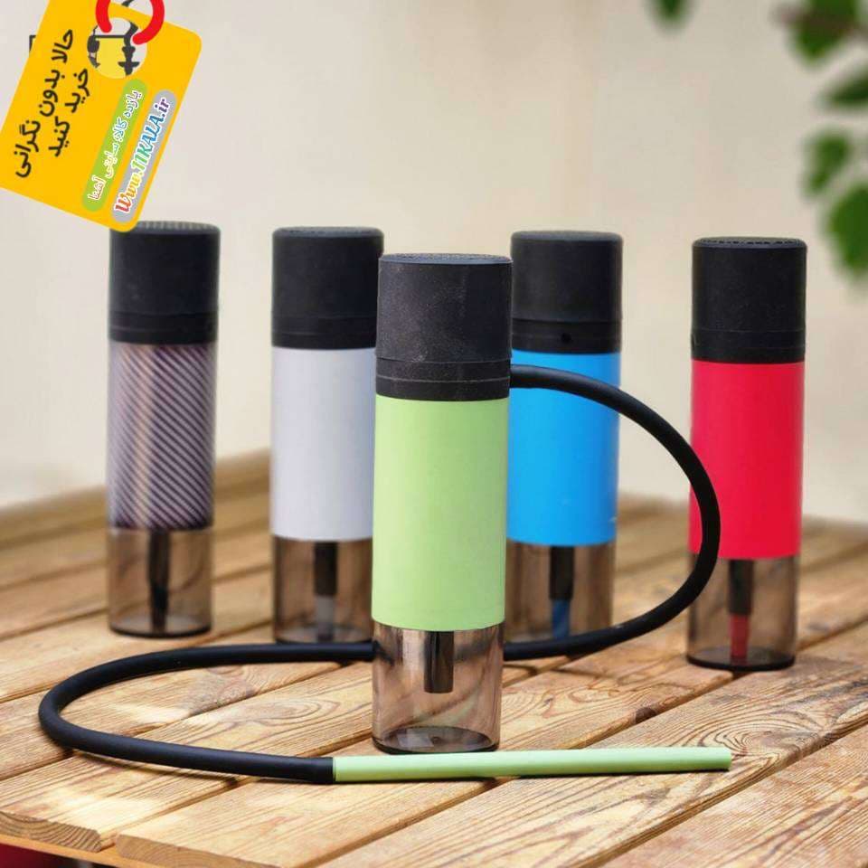 قلیان مسافرتی و خودرویی هوکاه HookAH مدل لیوانی به همراه لوازم جانبی — تصویر ۳