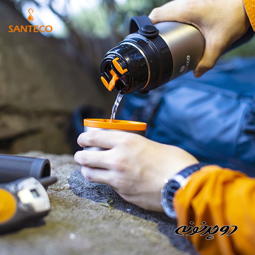 فلاسک و قهوه ساز سانتکو Santeco Kafe Multi-Purpose — تصویر ۴