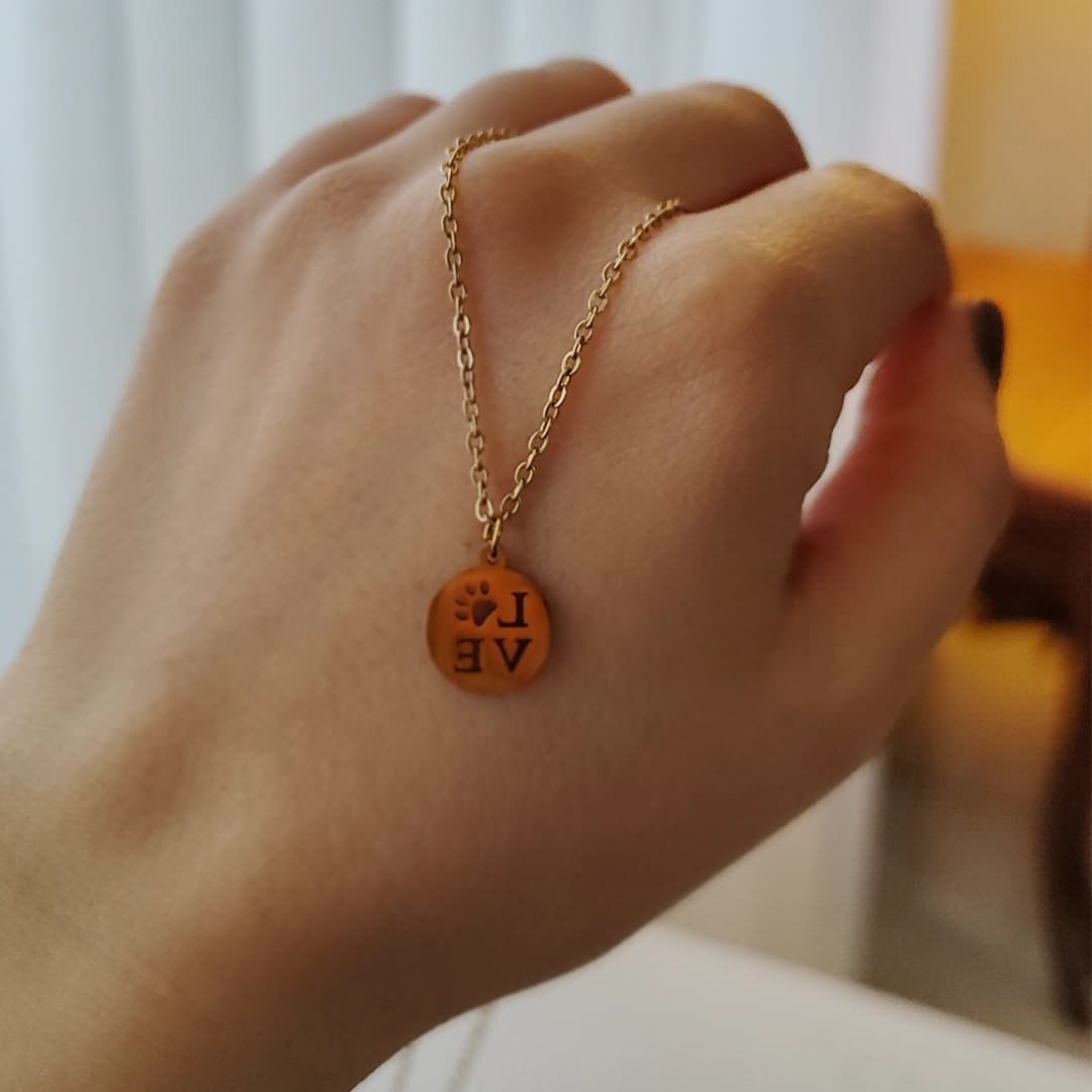 گردنبند مینیمال love — تصویر ۲
