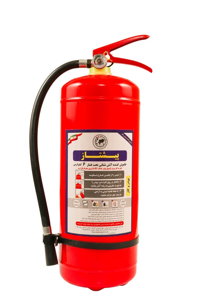 کپسول پودر و گاز پیشتاز 6 کیلویی