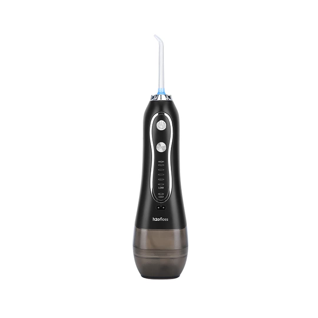 واترجت دهان و دندان h2floss مدل HF-6 Black | اورجینال، استاندارد پزشکی، 6 سری اصلی + 2 سری رایگان