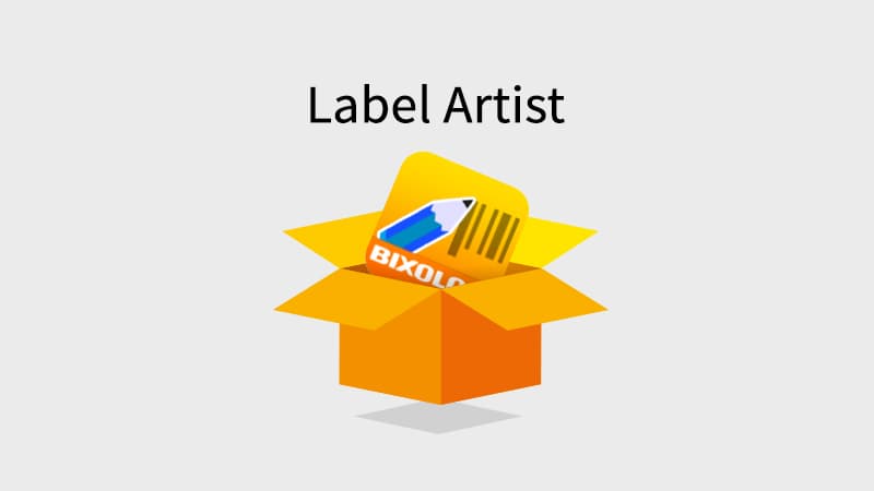 نرم افزار طراحی لیبل بیکسولون لیبل آرتیست Bixolon Lable Artist II