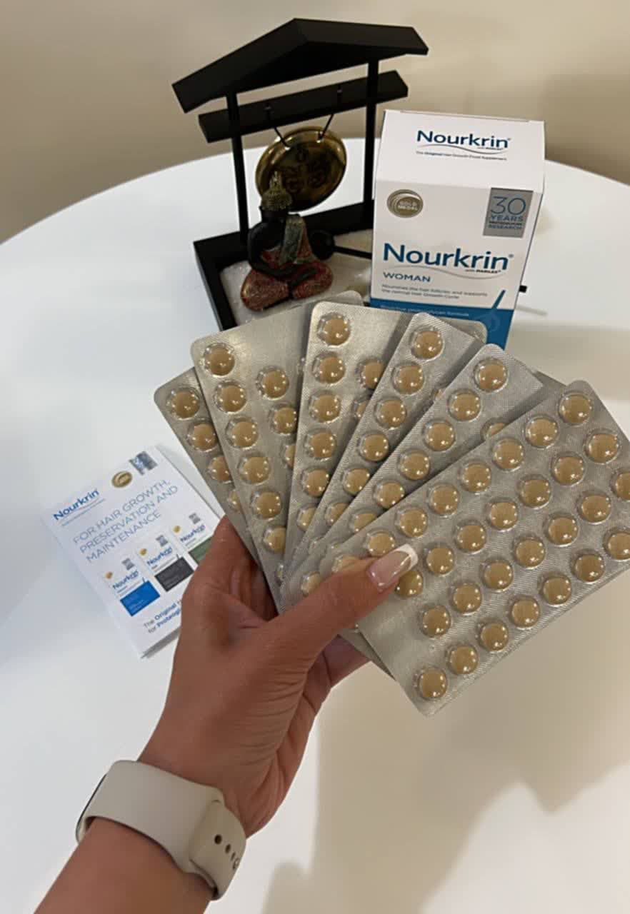 قرص نورکرین بانوان Pharmamedico دانمارک | Nourkrin Woman Hair Growth Programme 60Tablets — تصویر ۳