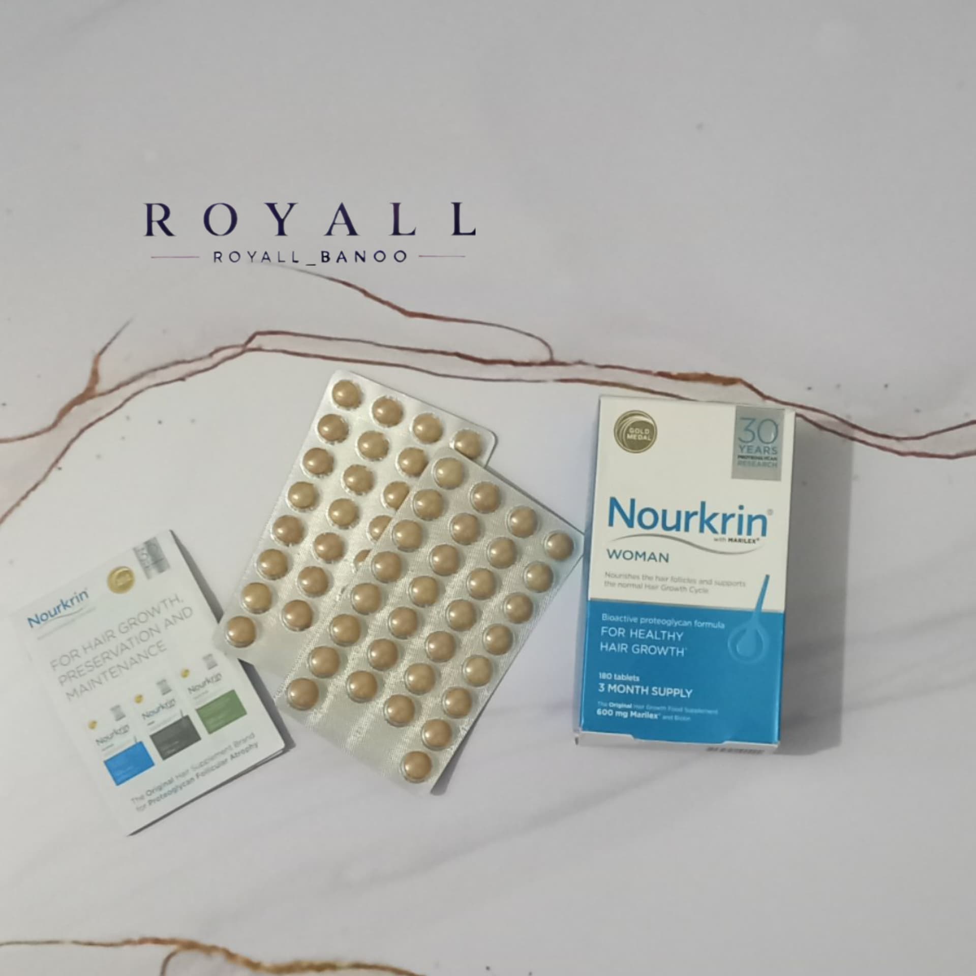قرص نورکرین بانوان Pharmamedico دانمارک | Nourkrin Woman Hair Growth Programme 60Tablets — تصویر ۲