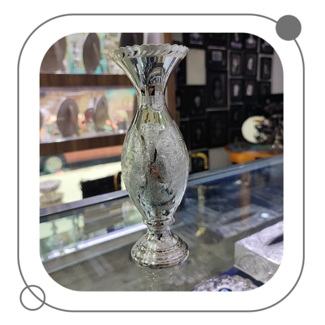 گلدان نقره باریک کد محصول B10027