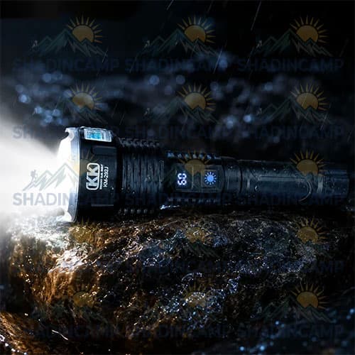 چراغ قوه شارژی KK مدل KM-292J - شادین کمپ — تصویر ۵