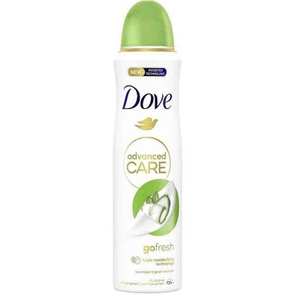 اسپری ضد تعریق داو Advanced Care Go Fresh خیار و چای سبز