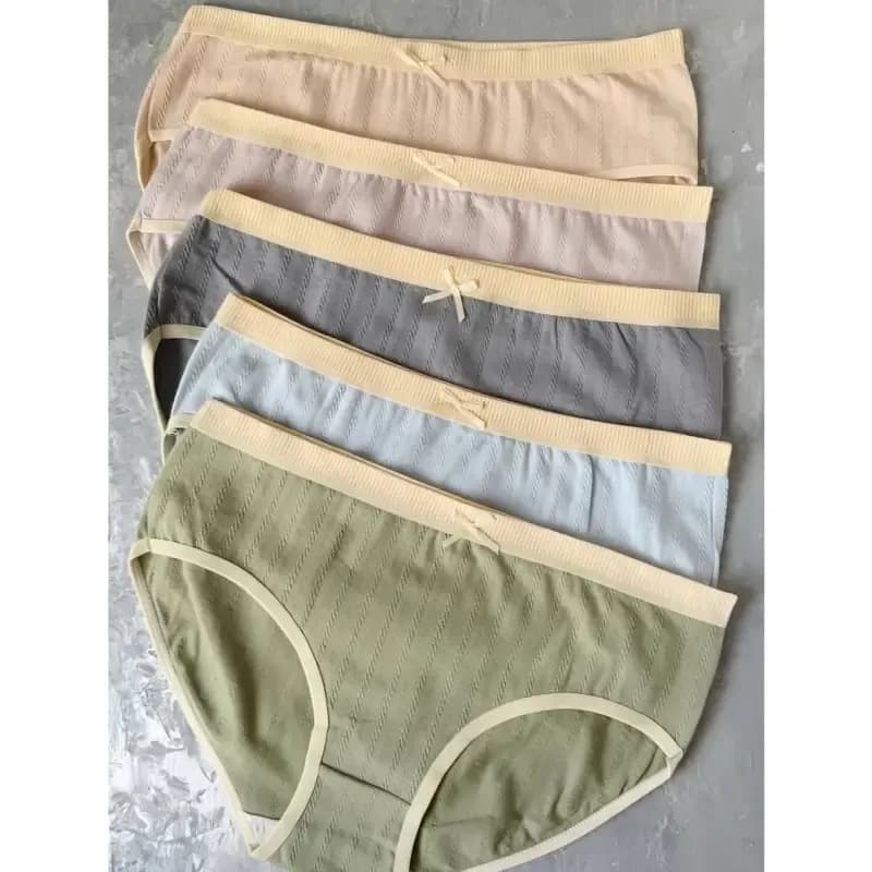 شورت زنانه اسلیپ نخی بیسیک سایز لارج رنگی — تصویر ۳