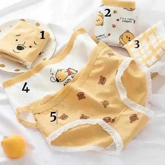 شورت نخ پنبه زنانه در 5 طرح رنگ خردلی — تصویر ۲