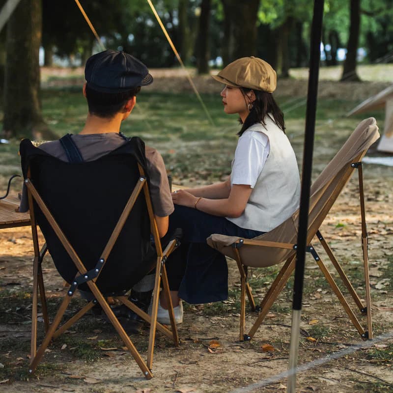 صندلی کمپینگ نیچرهایک Naturehike Wood Grain Foldable Camping Chair – NH19Y001-Z — تصویر ۶