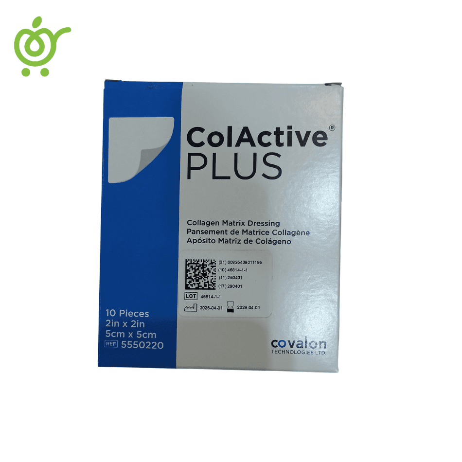 پانسمان کلاژن کول اکتیو پلاس کوالون 5*5 Covalon ColActive Plus — تصویر ۲