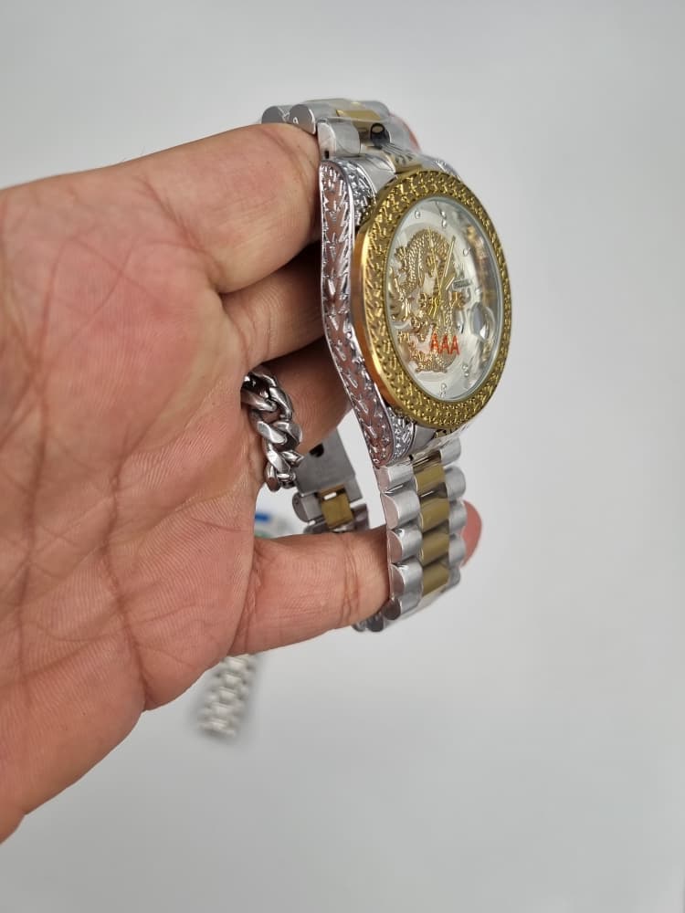 ساعت مچی مردانه رولکس دراگون رنگبندی (ارسال رایگان) — تصویر ۳
