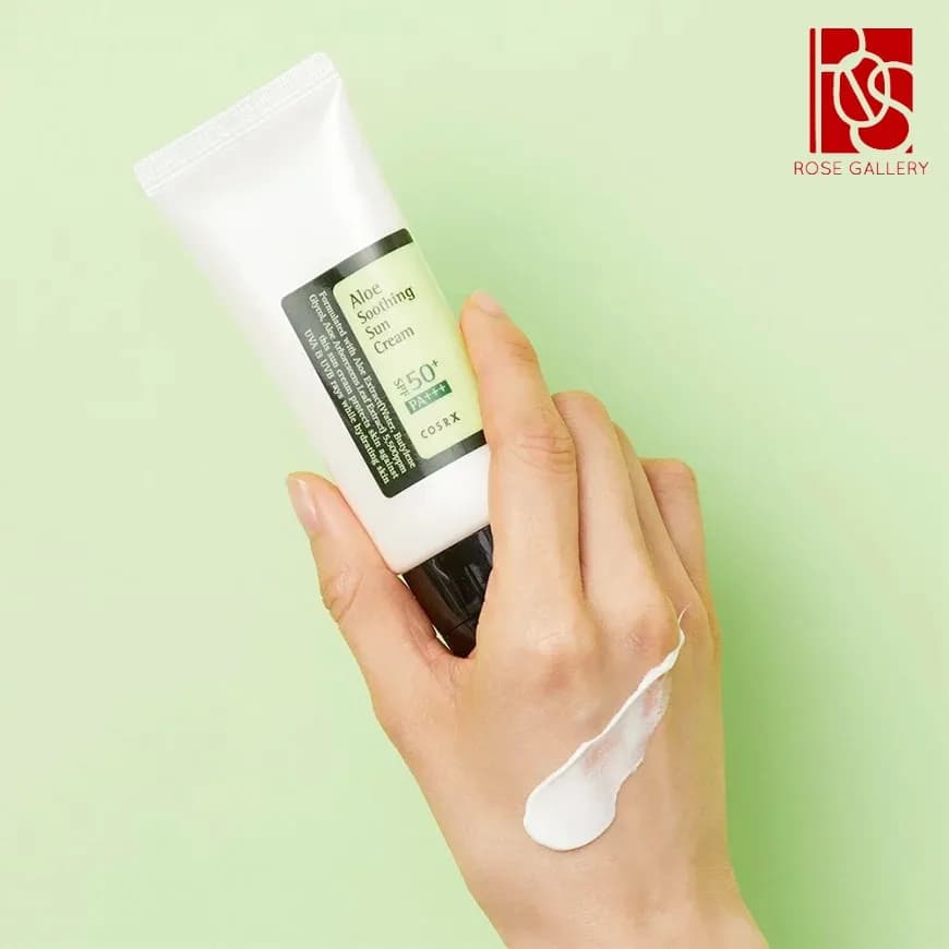 ضدآفتاب آبرسان و تسکین دهنده آلوئه ورا کوزارکس SPF50 — تصویر ۳