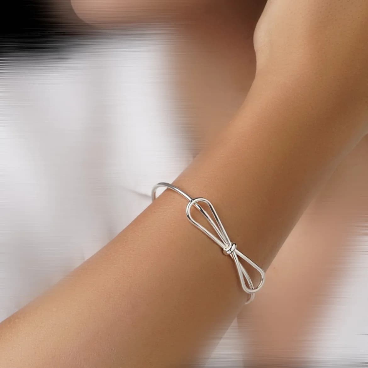بنگل اربیتال لاکچری آبکاری نقره کد3298