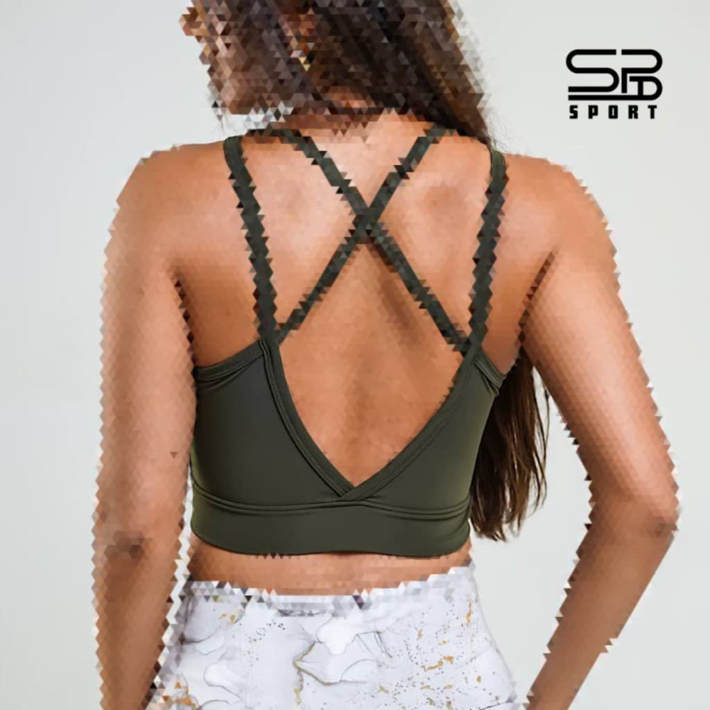 نیمتنه ورزشی زنانه نایکی Nike women's sports bra |پشت باز — تصویر ۲